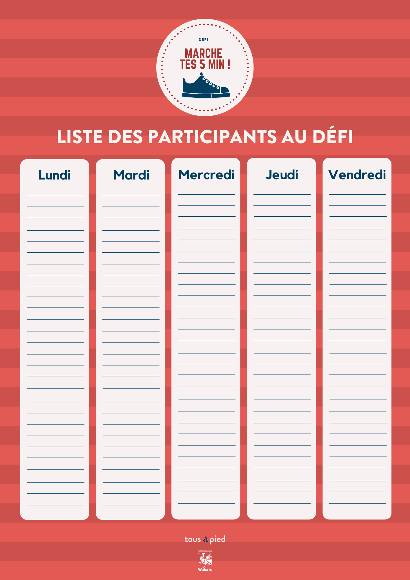 Affiche Participants A3 Marche tes 5min version Entreprise